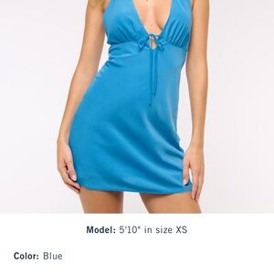 Abercrombie & Fitch Blue Mini Dress